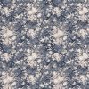 blue botanical cotton fabric from Ralph Lauren