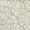 brown botanical embroideried fabric from Porter & Stone