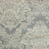 black-grey botanical jacquard fabric from Porter & Stone