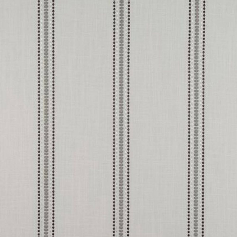 Bromley Stripe Fabric - Linen by multicolour striped embroideried fabric from Porter & Stone