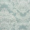 green botanical jacquard fabric from Porter & Stone