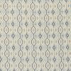 blue geometric jacquard fabric from Porter & Stone