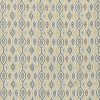 blue geometric jacquard fabric from Porter & Stone
