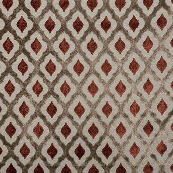 Assisi Fabric - Burnt Orange swatch