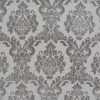 black-grey botanical velvet-chenille fabric from Porter & Stone