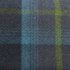 blue checked woolen fabric from Porter & Stone