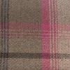 pink checked woolen fabric from Porter & Stone