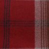 red checked woolen fabric from Porter & Stone