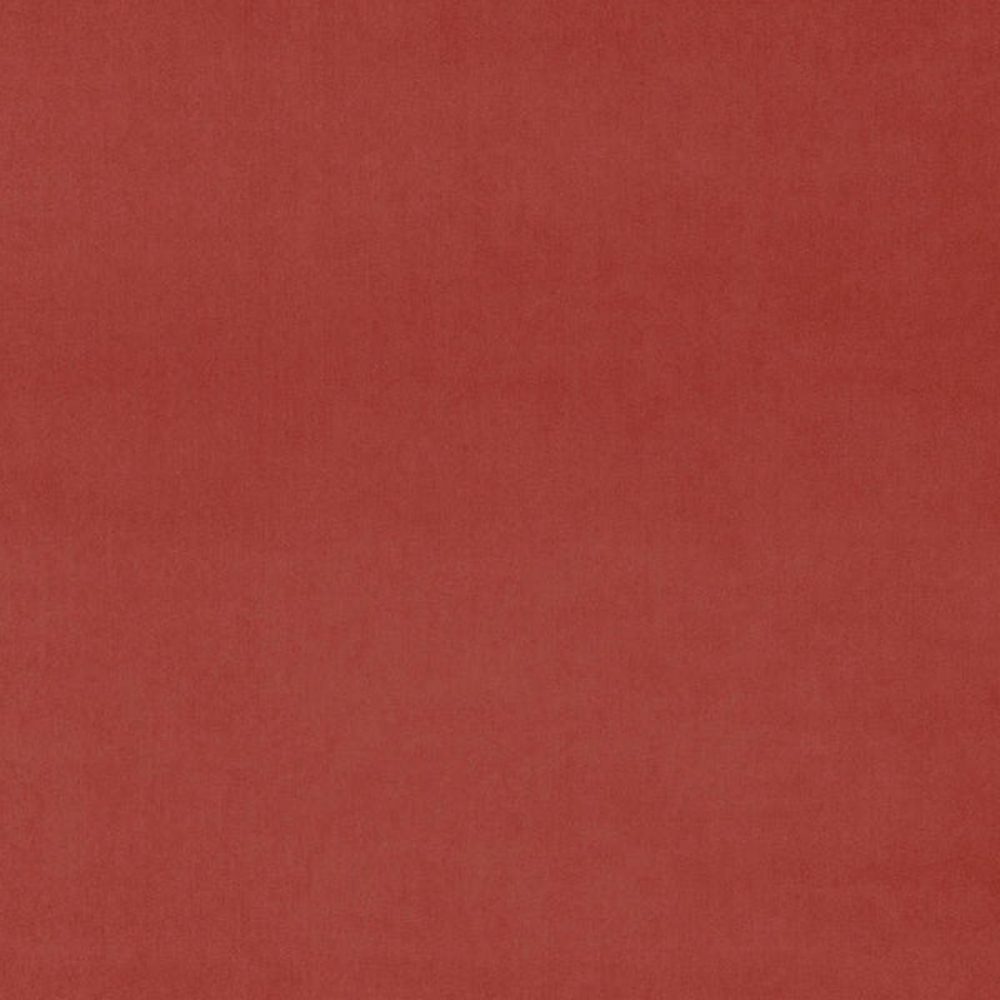 red plain velvet-chenille fabric from Linwood Fabrics