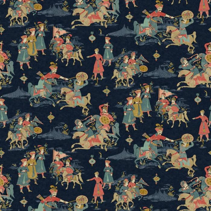 Issa Fabric - Indigo swatch