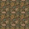 green botanical velvet-chenille fabric from Linwood Fabrics