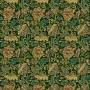 green botanical velvet-chenille fabric from Linwood Fabrics