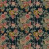 green botanical velvet-chenille fabric from Linwood Fabrics