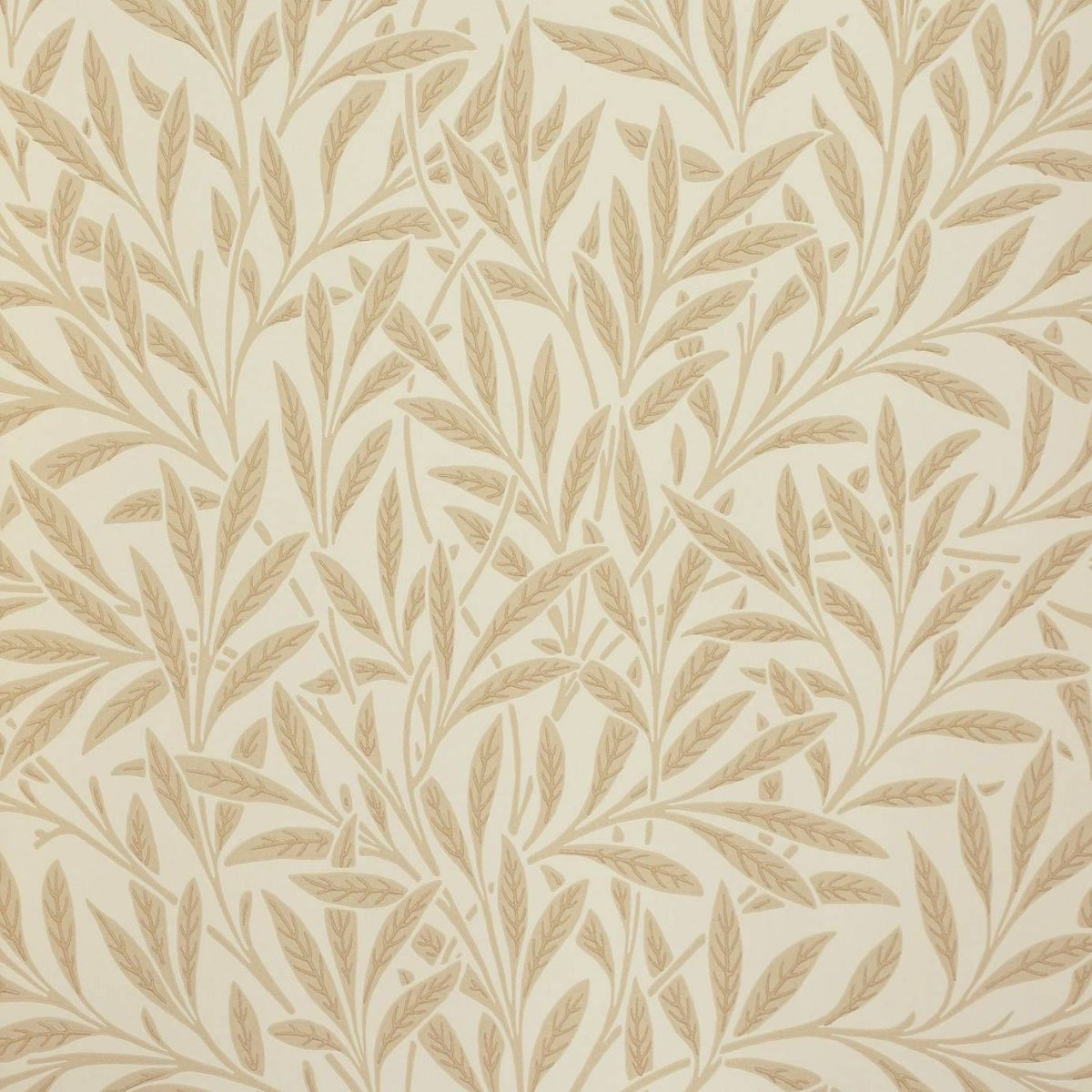 brown botanical wallpaper from william morris & co