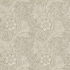 black-grey botanical wallpaper from william morris & co