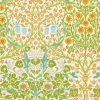 green botanical wallpaper from william morris & co