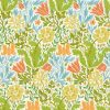 green botanical wallpaper from william morris & co