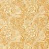 orange botanical wallpaper from william morris & co