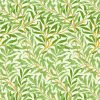 green botanical wallpaper from william morris & co