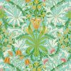 blue botanical wallpaper from william morris & co