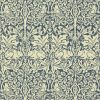 blue animal wallpaper from william morris & co