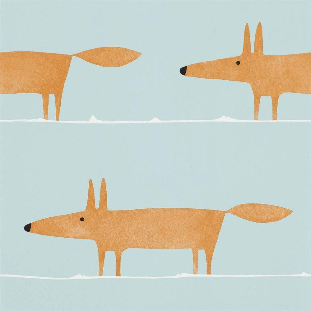 Mr Fox Wallpaper - Auburn by Mr Fox Wallpaper - Auburn from