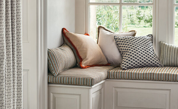 Ditton Fabric - Buxton Blue by Ditton Fabric - Buxton Blue from