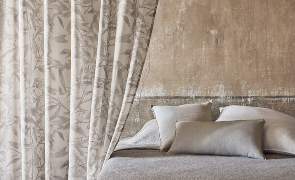 Sumba Sheer Fabric - Silver by Sumba Sheer Fabric - Silver from