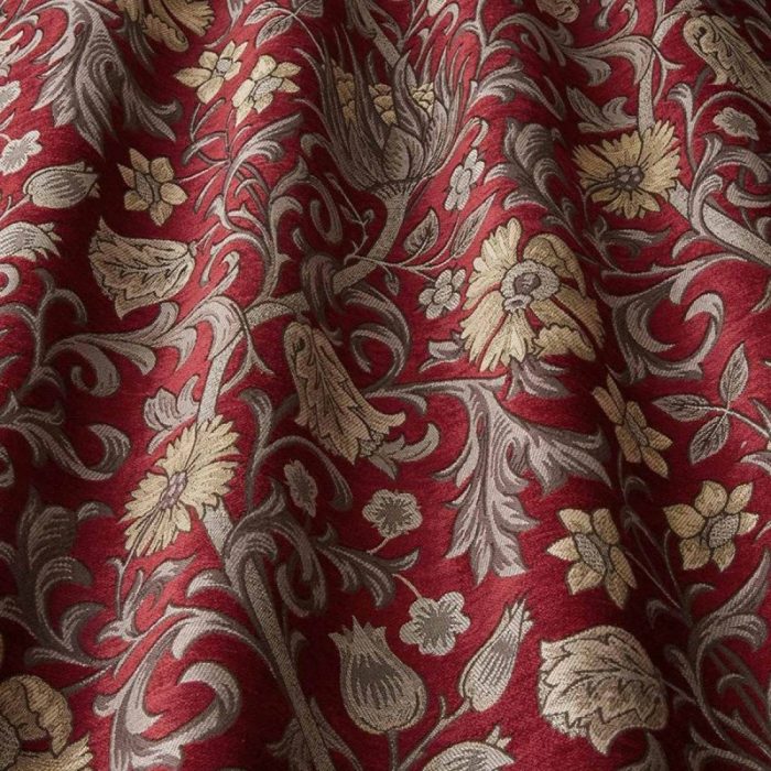 Chalfont Fabric - Carmine swatch