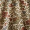 green botanical velvet-chenille fabric from iLiv
