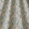 blue botanical embroideried fabric from iLiv