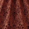 red traditional jacquard fabric from iLiv