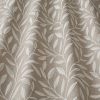brown botanical embroideried fabric from iLiv