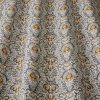 black-grey botanical cotton fabric from iLiv