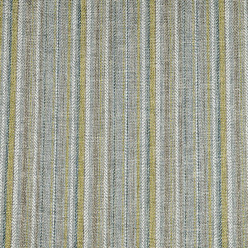 Artisan Fabric - Haze by green striped woven fabric from iLiv