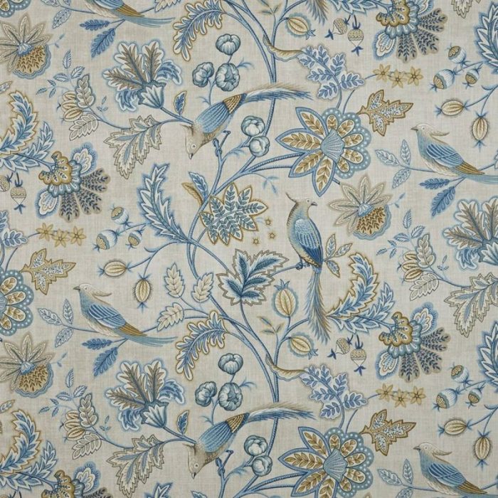 Chanterelle Fabric - Sapphire swatch