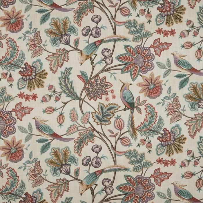 Chanterelle Fabric - Wineberry swatch