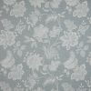 blue botanical jacquard fabric from iLiv