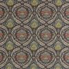 black-grey botanical printed fabric from iLiv