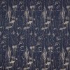 blue botanical jacquard fabric from iLiv