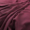 purple plain velvet-chenille fabric from Warwick