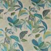 blue botanical embroideried fabric from iLiv