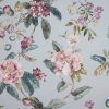 blue botanical velvet-chenille fabric from iLiv