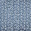 blue botanical jacquard fabric from iLiv