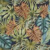 green botanical printed fabric from iLiv