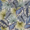 blue botanical printed fabric from iLiv