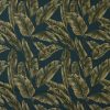 green botanical jacquard fabric from iLiv