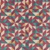 multicolour geometric printed fabric from iLiv
