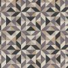 black-grey geometric printed fabric from iLiv