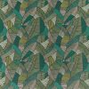 green botanical printed fabric from iLiv